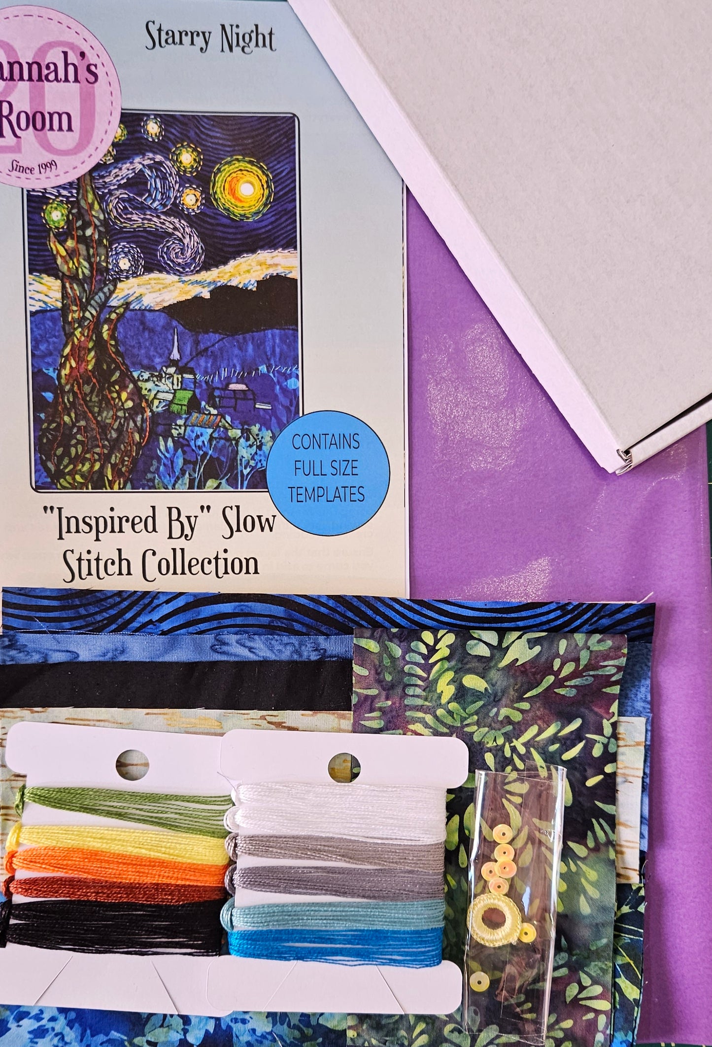 'Inspired By' Starry Night Slow Stitch Kit