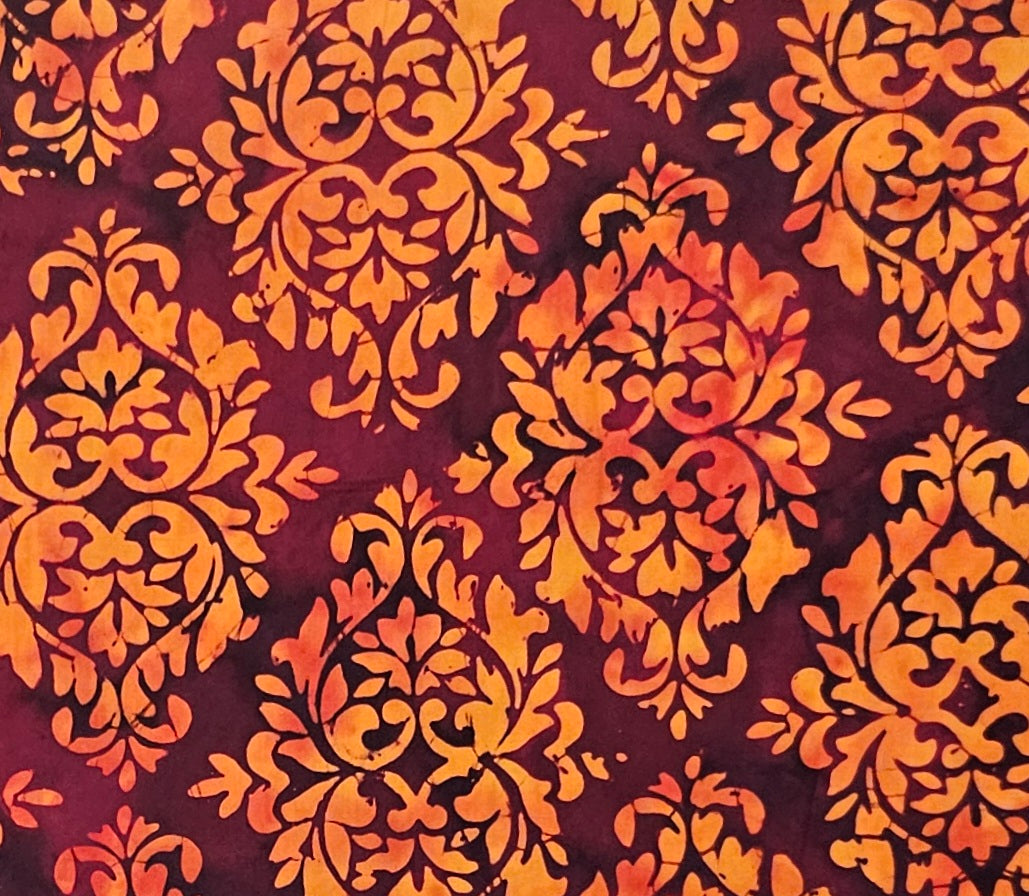 Firey Flourish Moda Batik 4364 24