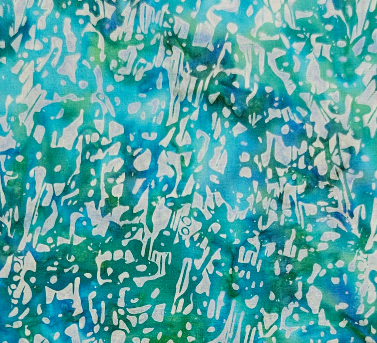Turquoise Meadow Hoffman Bali Batik