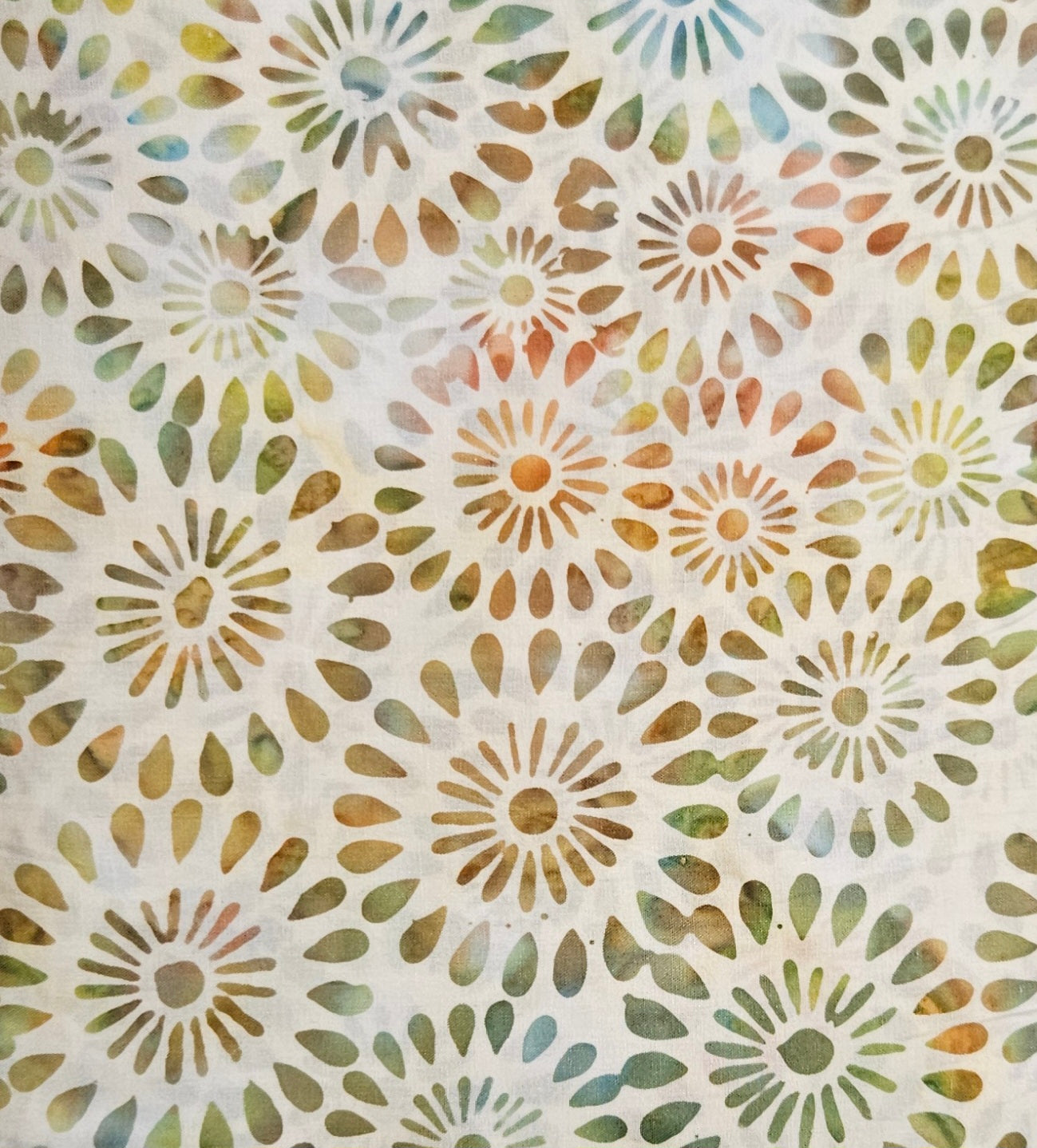 Cream Bursts Hoffman Bali Batik