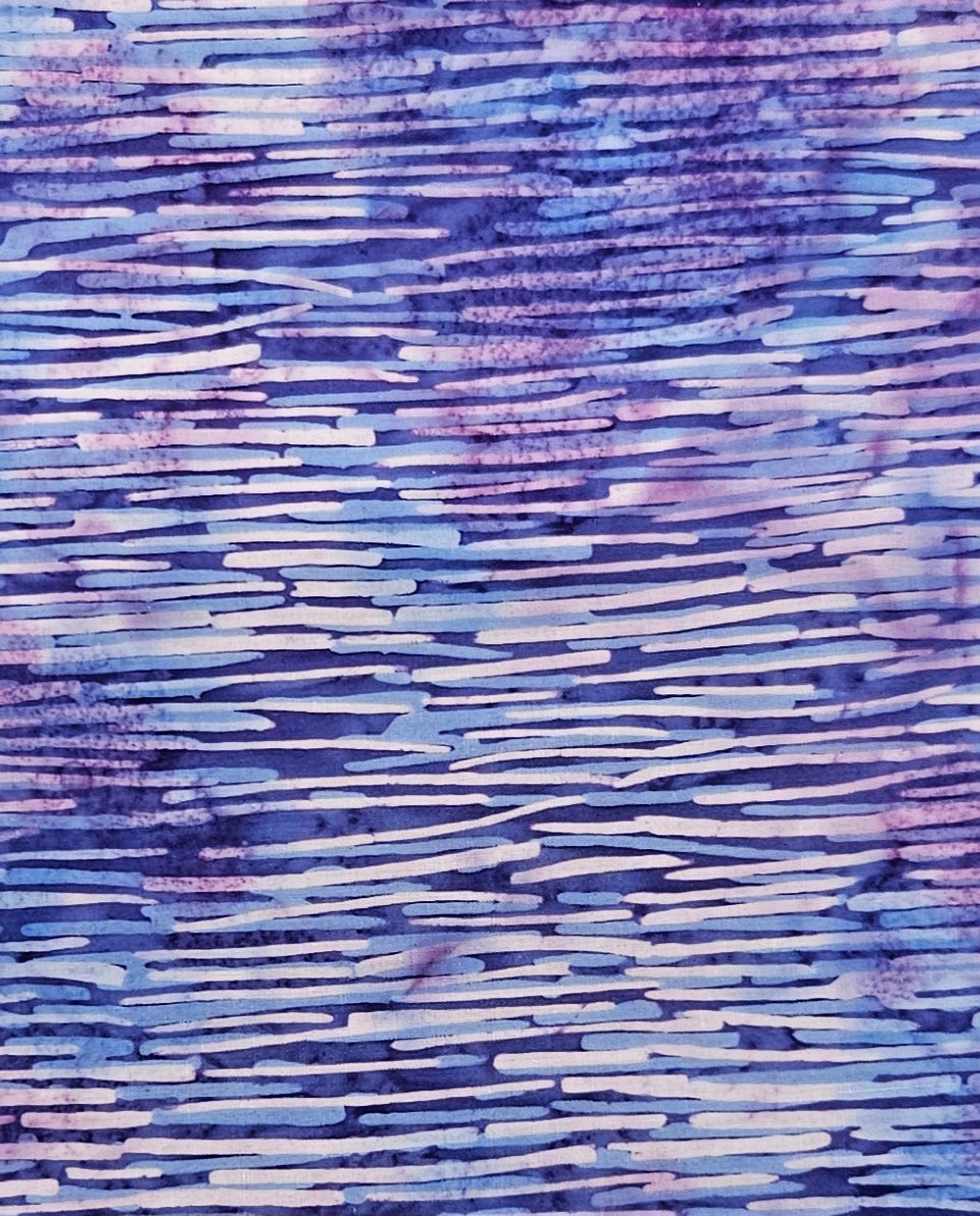 Amethyst Lines Hoffman Bali Batik