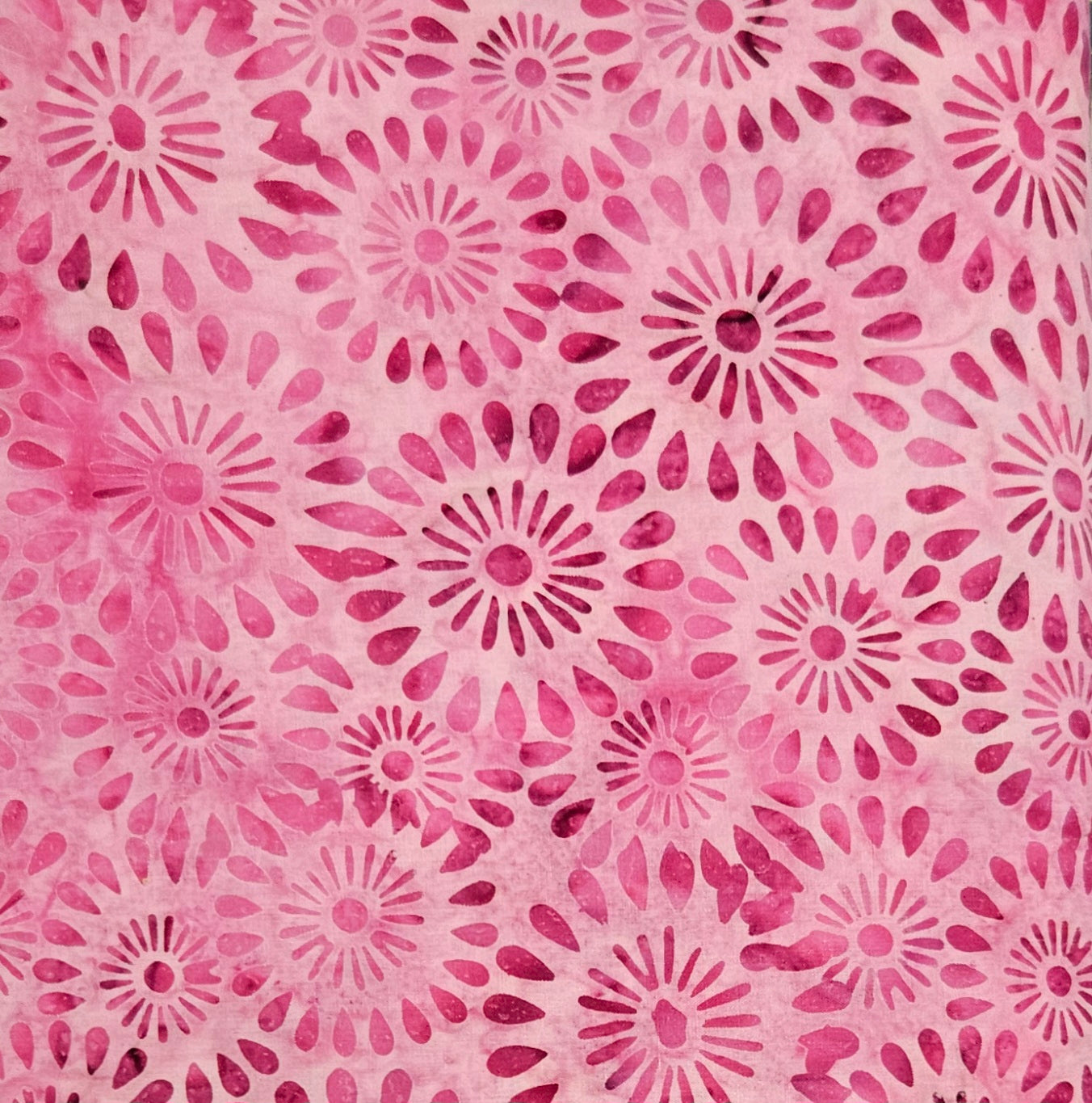 Pink Bursts Hoffman Bali Batik