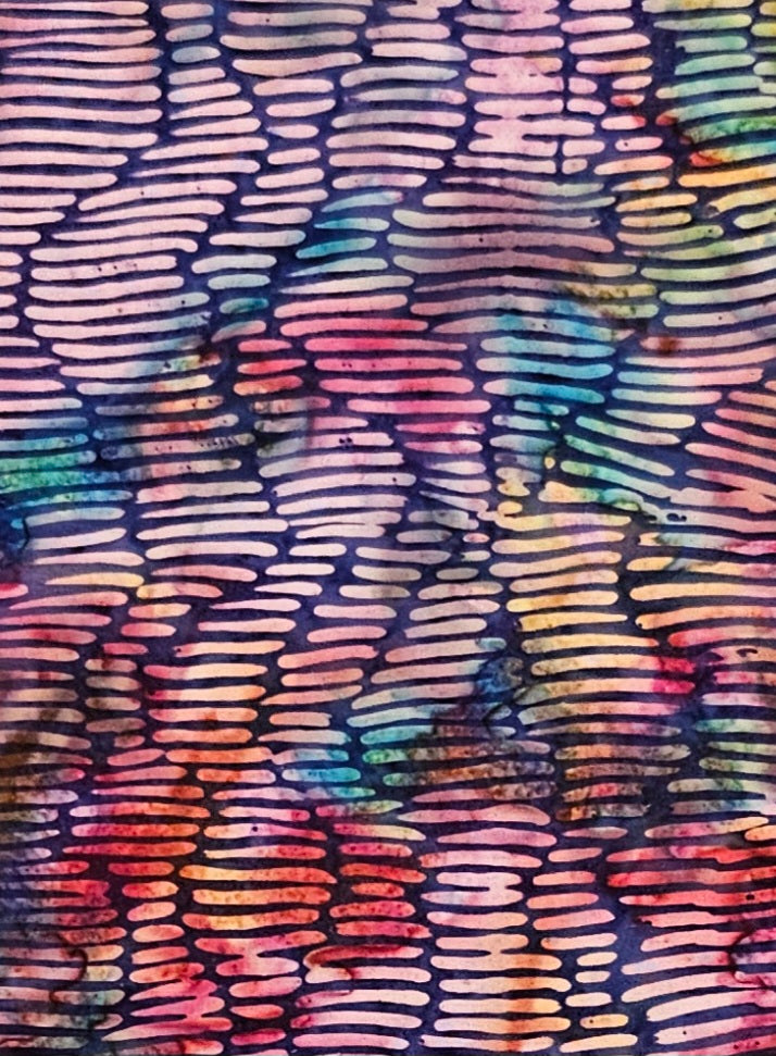 Purple Ripples Hoffman Bali Batik