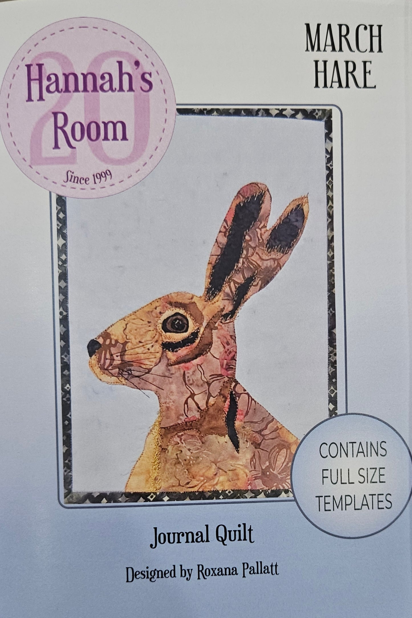 March Hare Journal Quilt Kit or Pattern