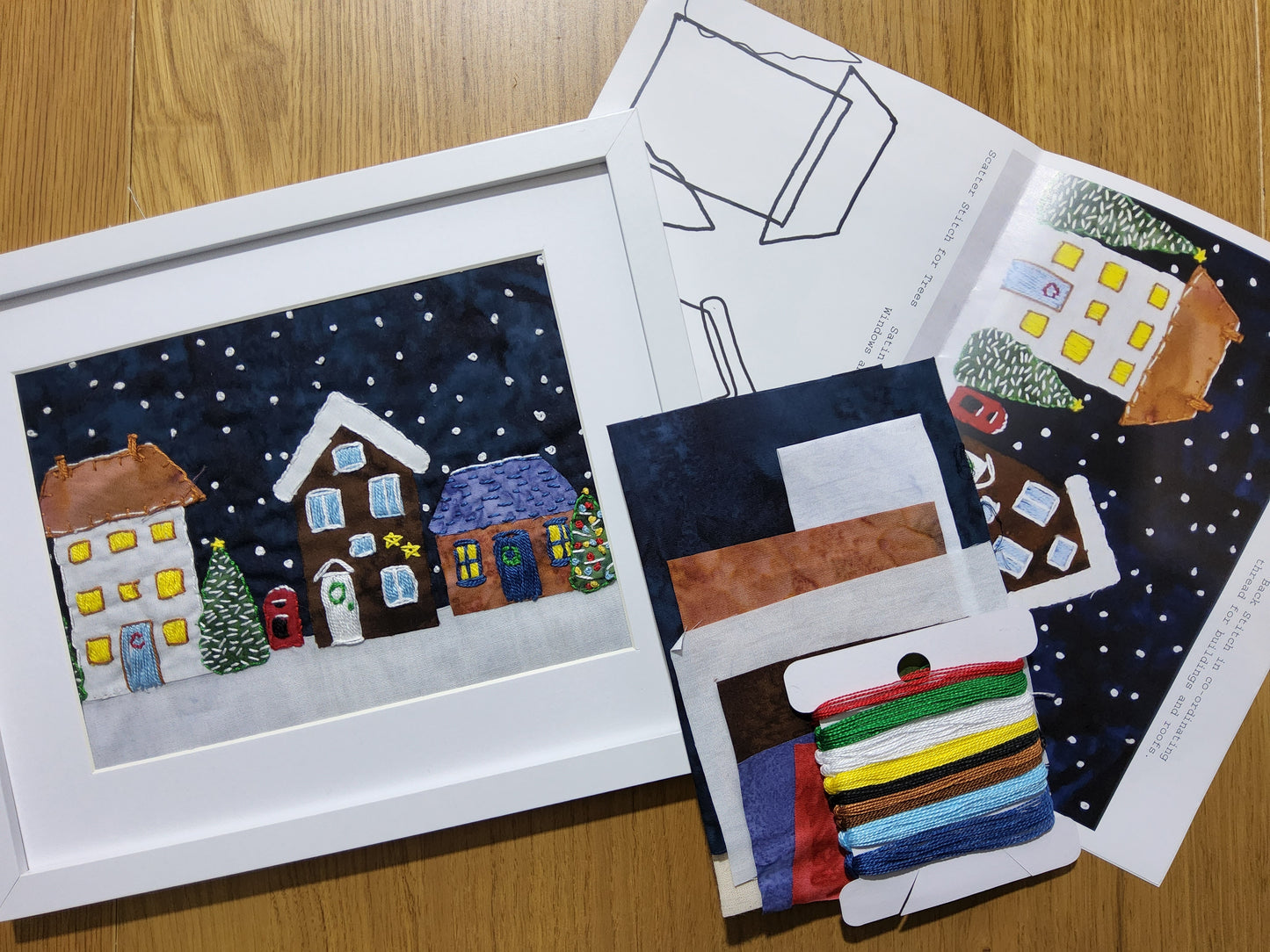 Home for Christmas- Slow Stitch Kit