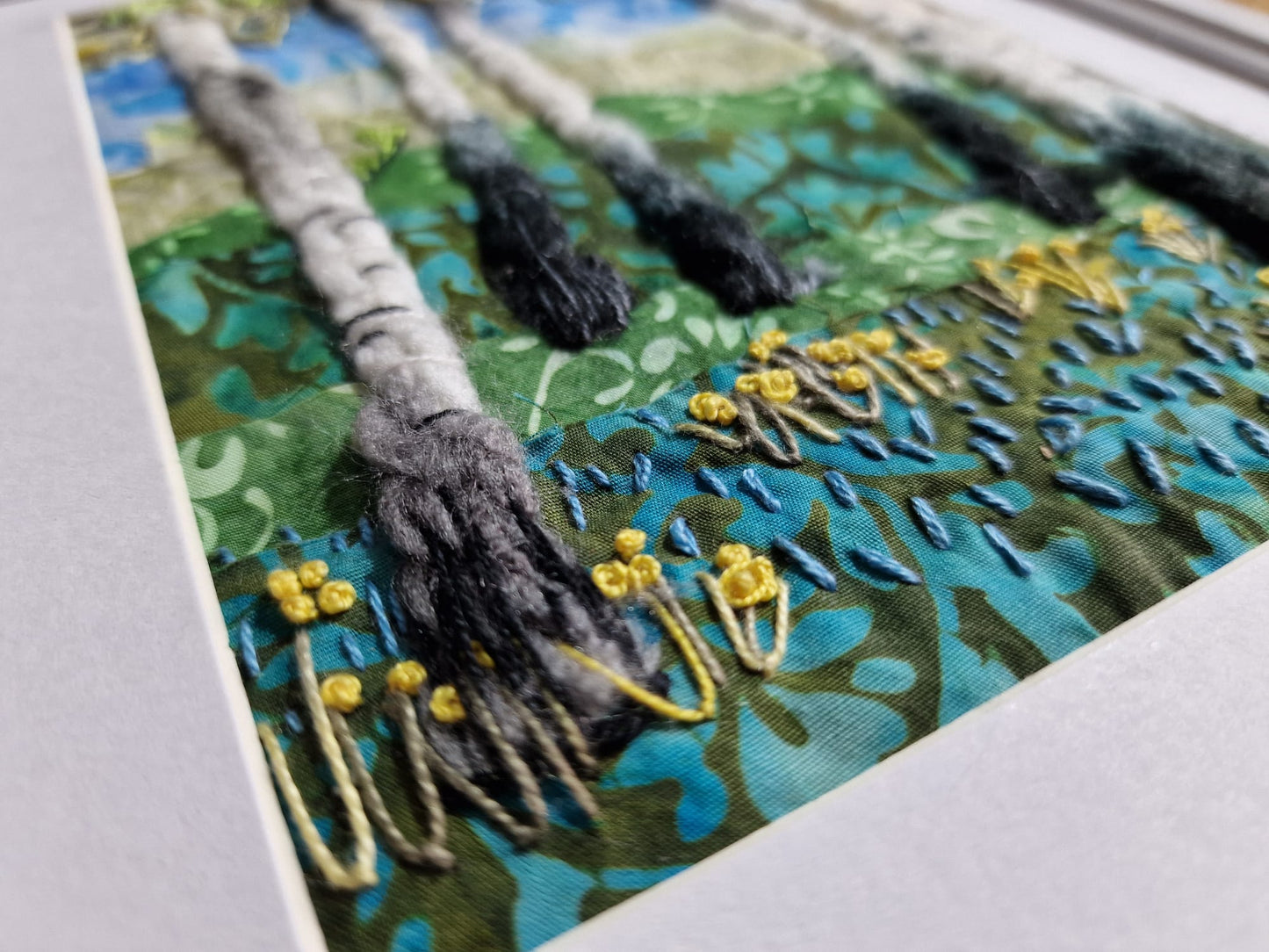 Spring Silver Birch - Slow Stitch Kit