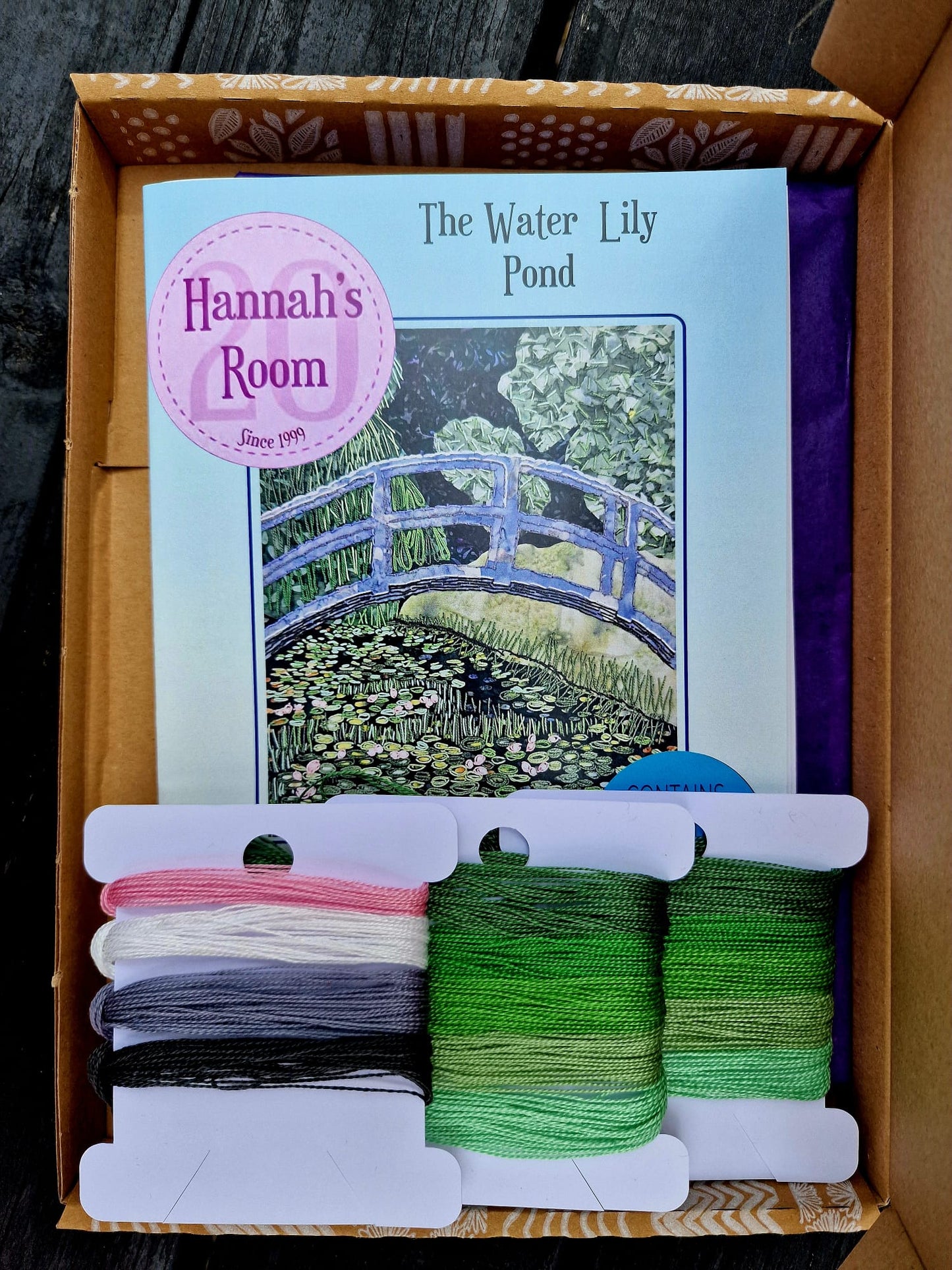 NEW 'Inspired By' The Water Lily Pond - Slow Stitch