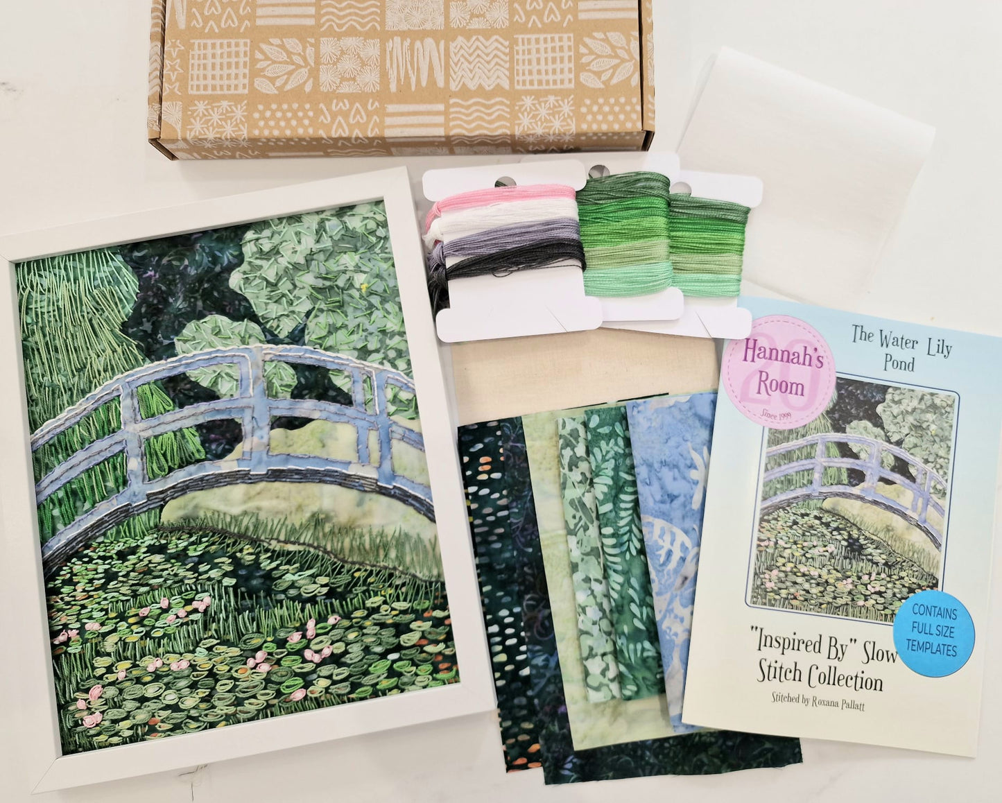 NEW 'Inspired By' The Water Lily Pond - Slow Stitch
