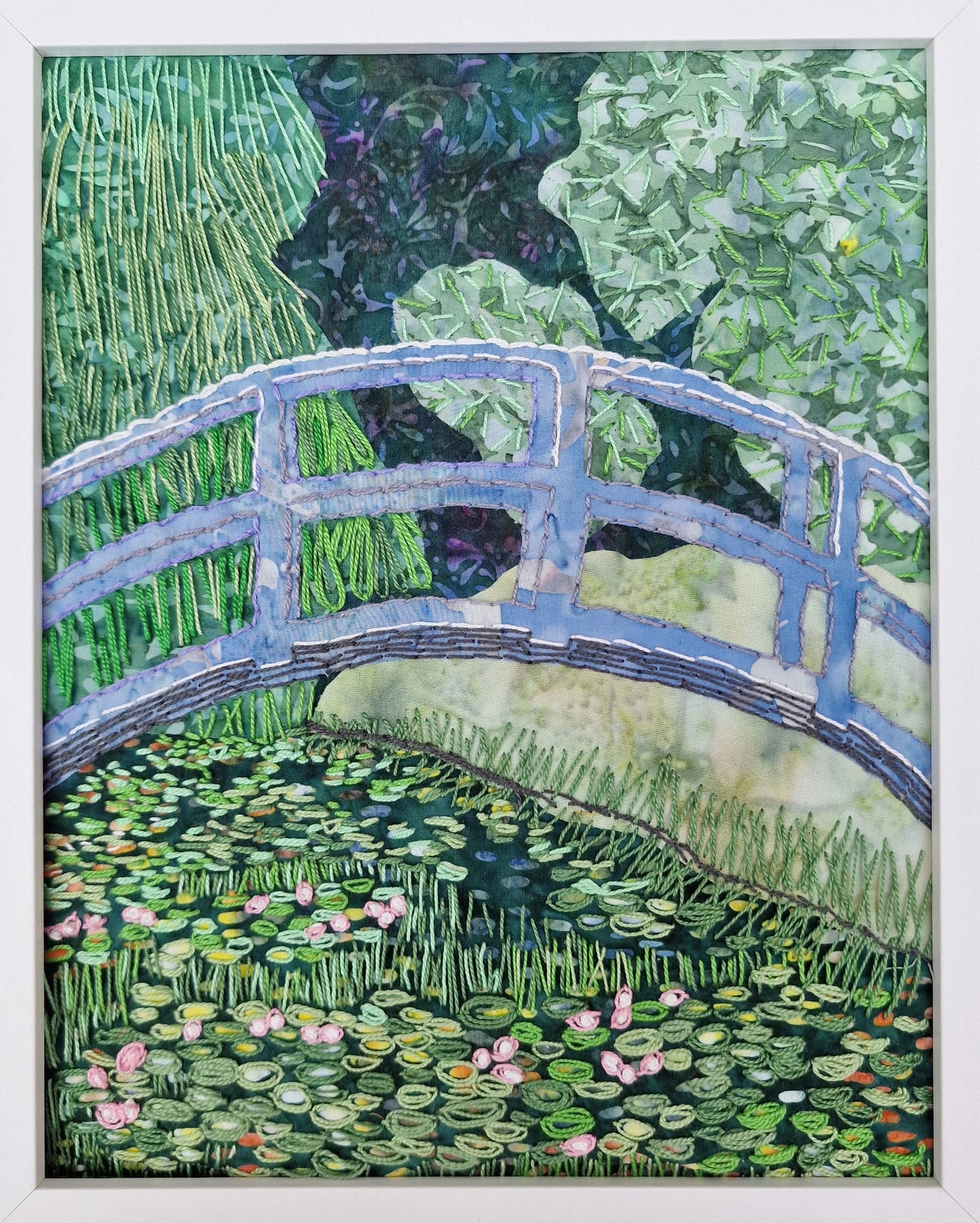 NEW 'Inspired By' The Water Lily Pond - Slow Stitch