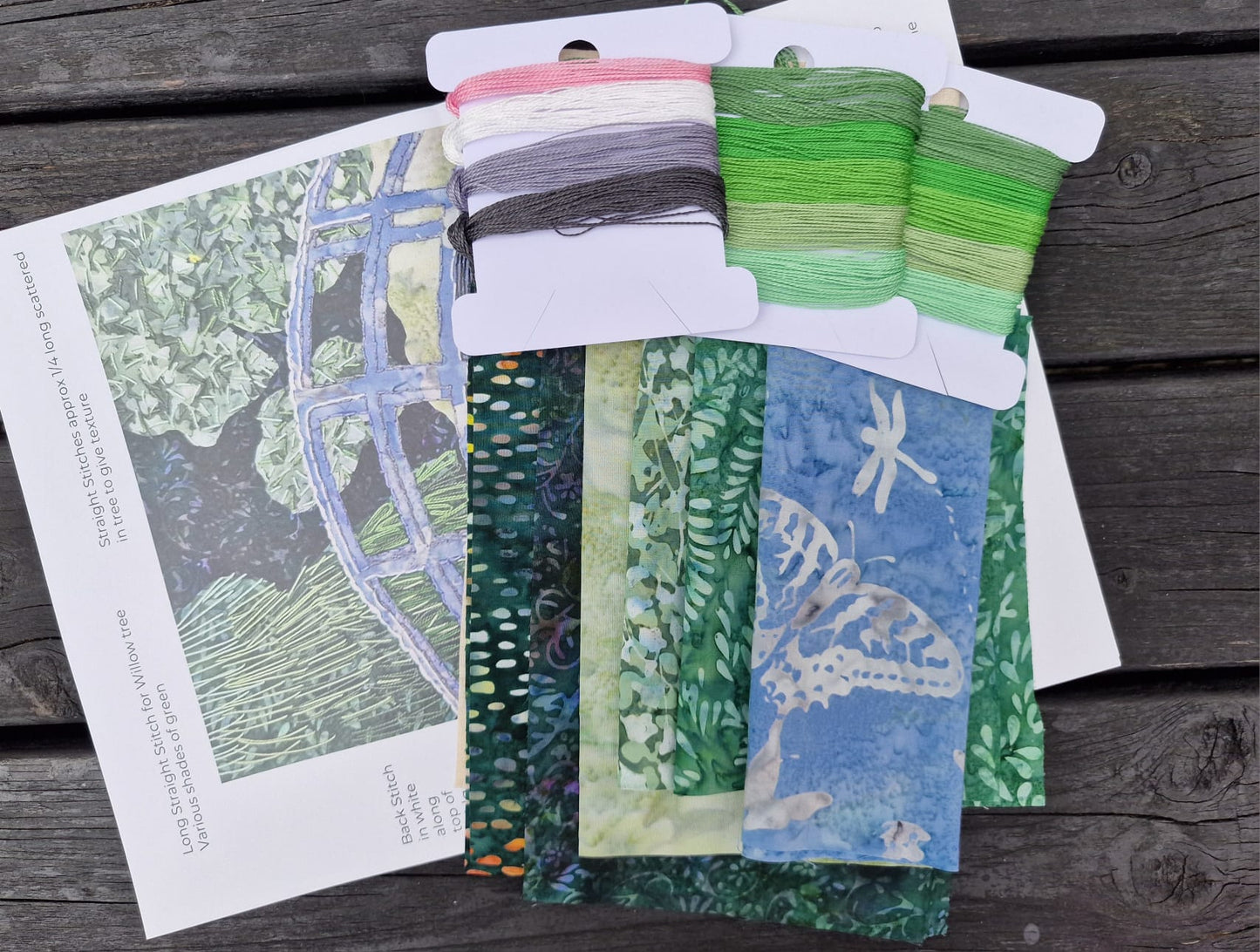 NEW 'Inspired By' The Water Lily Pond - Slow Stitch