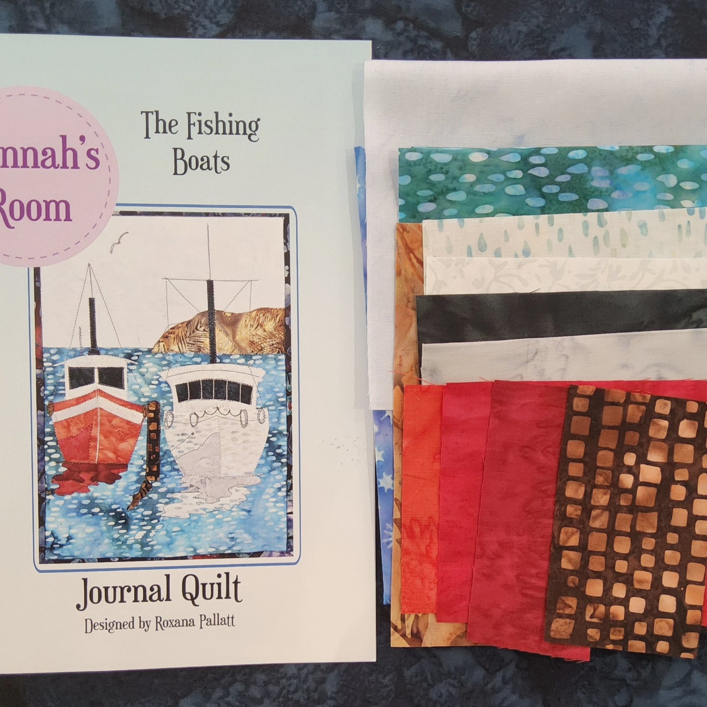 The Fishing Boats Journal Quilt Kit or Pattern