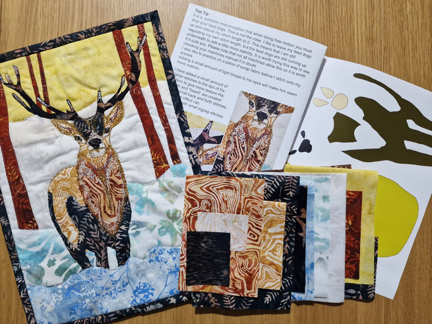 The Stag - Journal Quilt