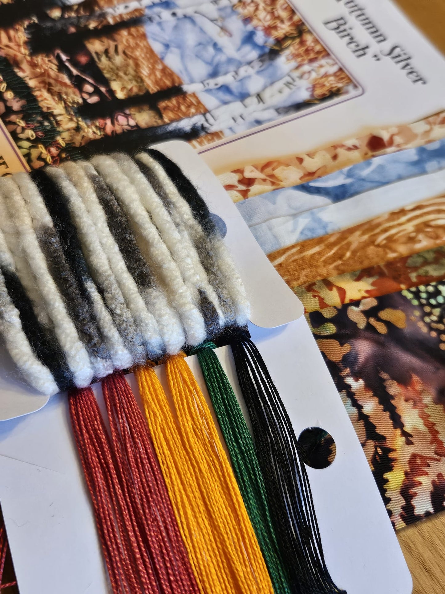 AUTUMN BUNDLE Autumn Silver Birch & The Scarecrow - Slow Stitch Kits