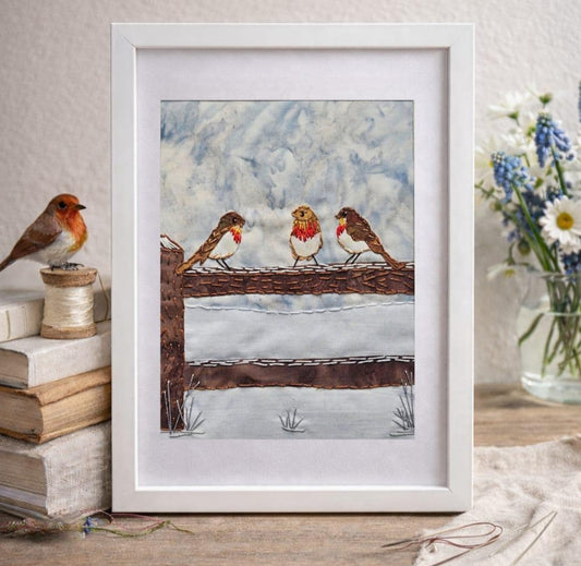 Three Little Birds Slow Stitch kit
