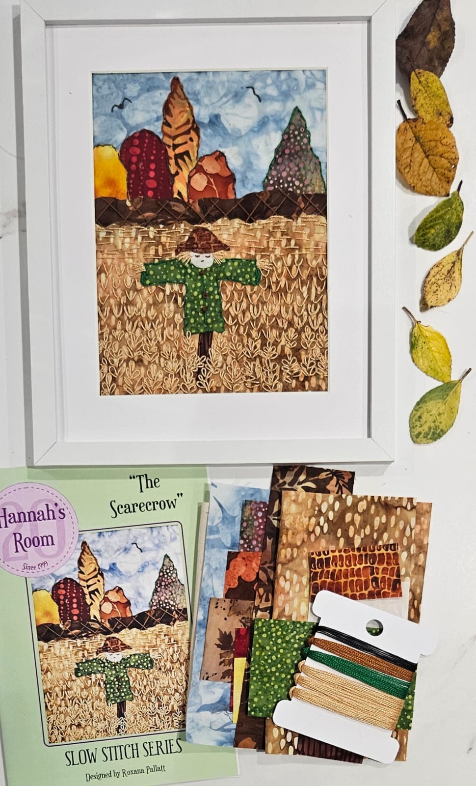 AUTUMN BUNDLE Autumn Silver Birch & The Scarecrow - Slow Stitch Kits