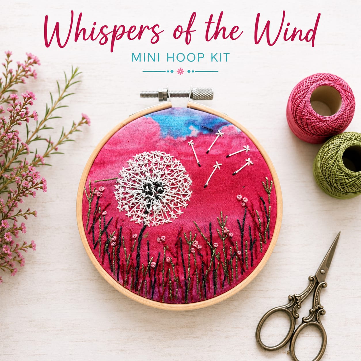 Whispers of the Wind Mini Hoop Kit – PRE-ORDER