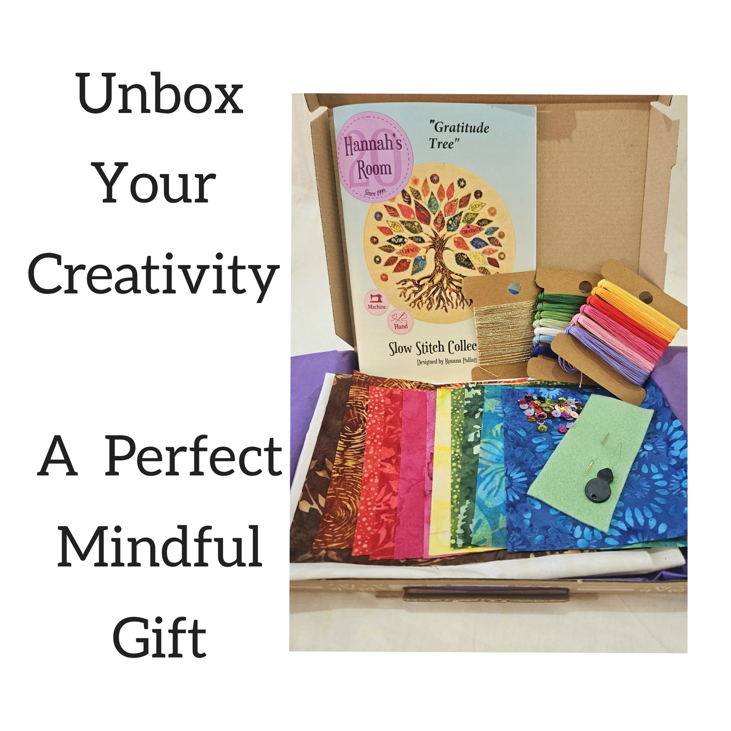 Gratitude Tree- Slow Stitch Kit