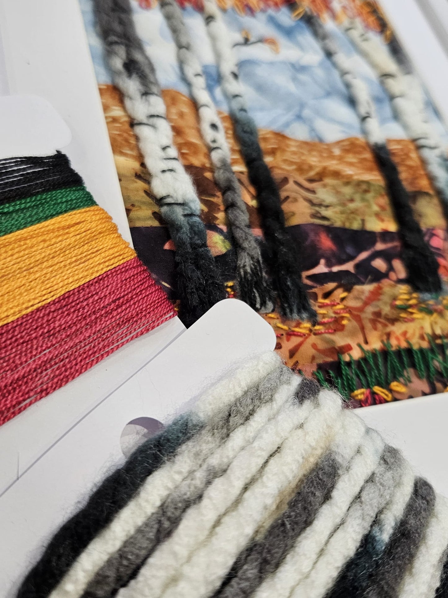 Autumn Silver Birch - Slow Stitch Kit
