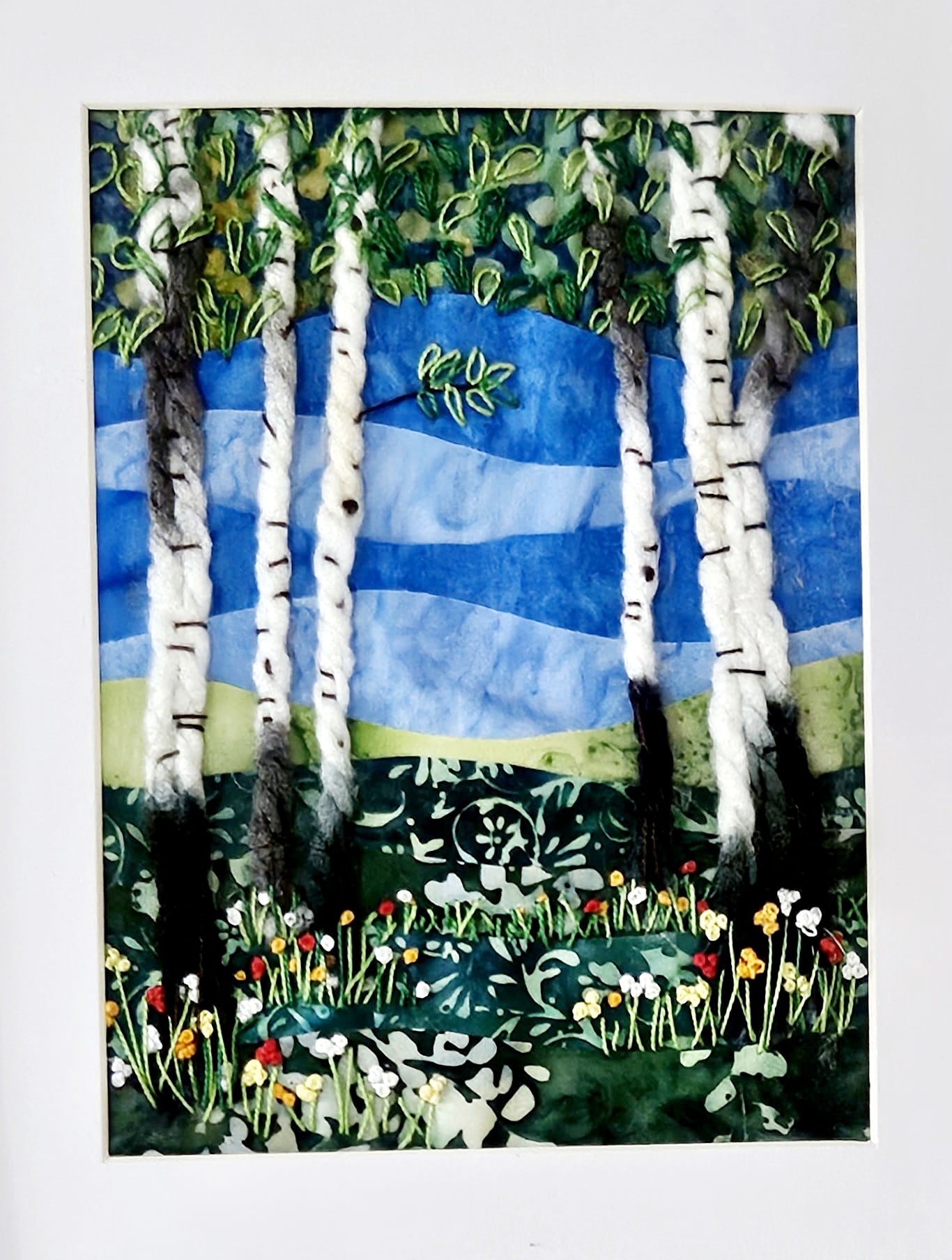Summer Silver Birch - Slow Stitch Kit