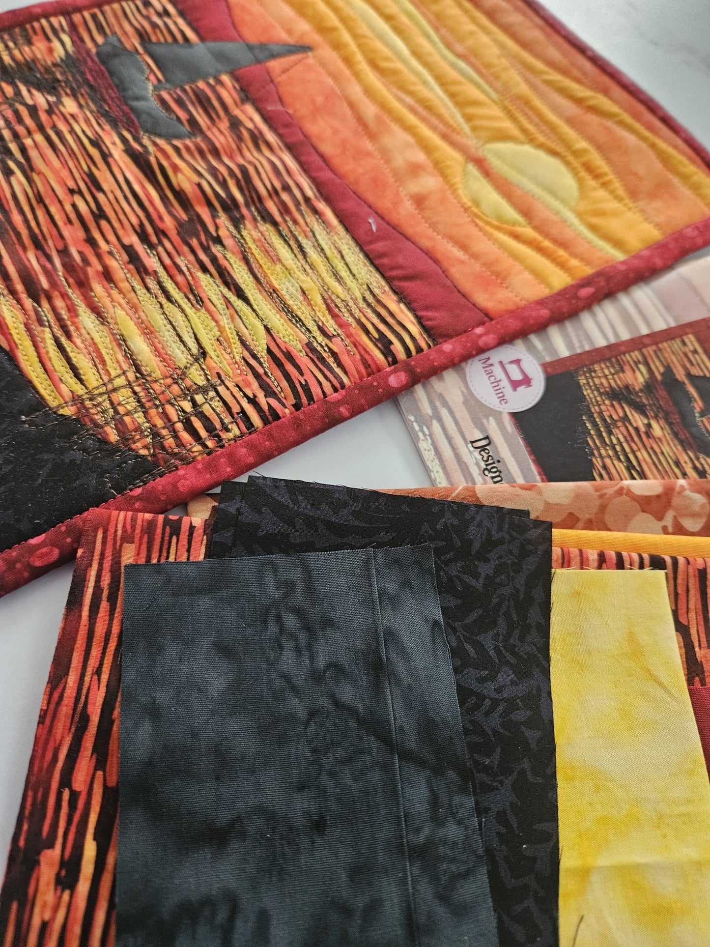 Sunset Sail Journal Quilt Kit or Pattern