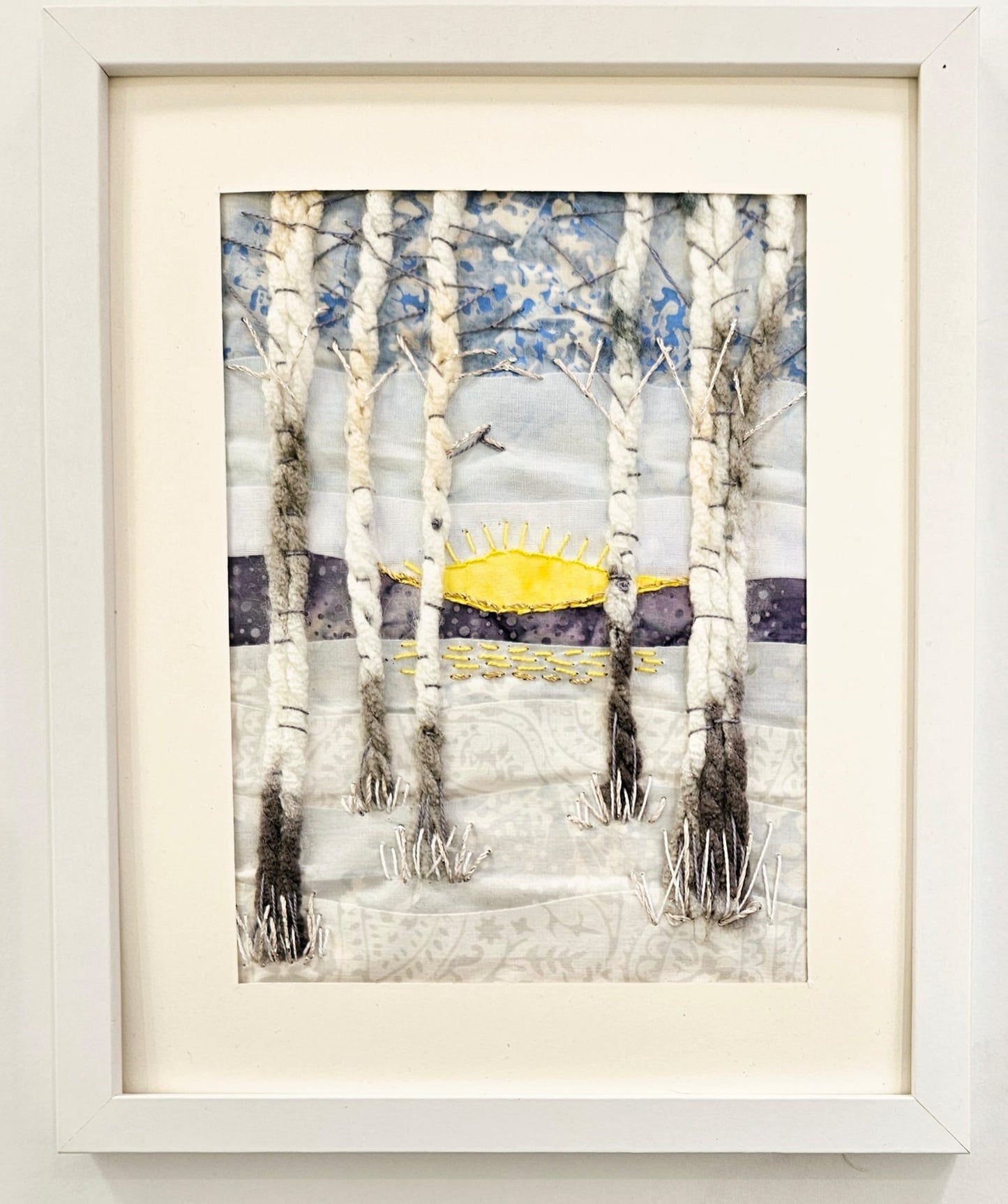 Winter Silver Birch - Slow Stitch Kit