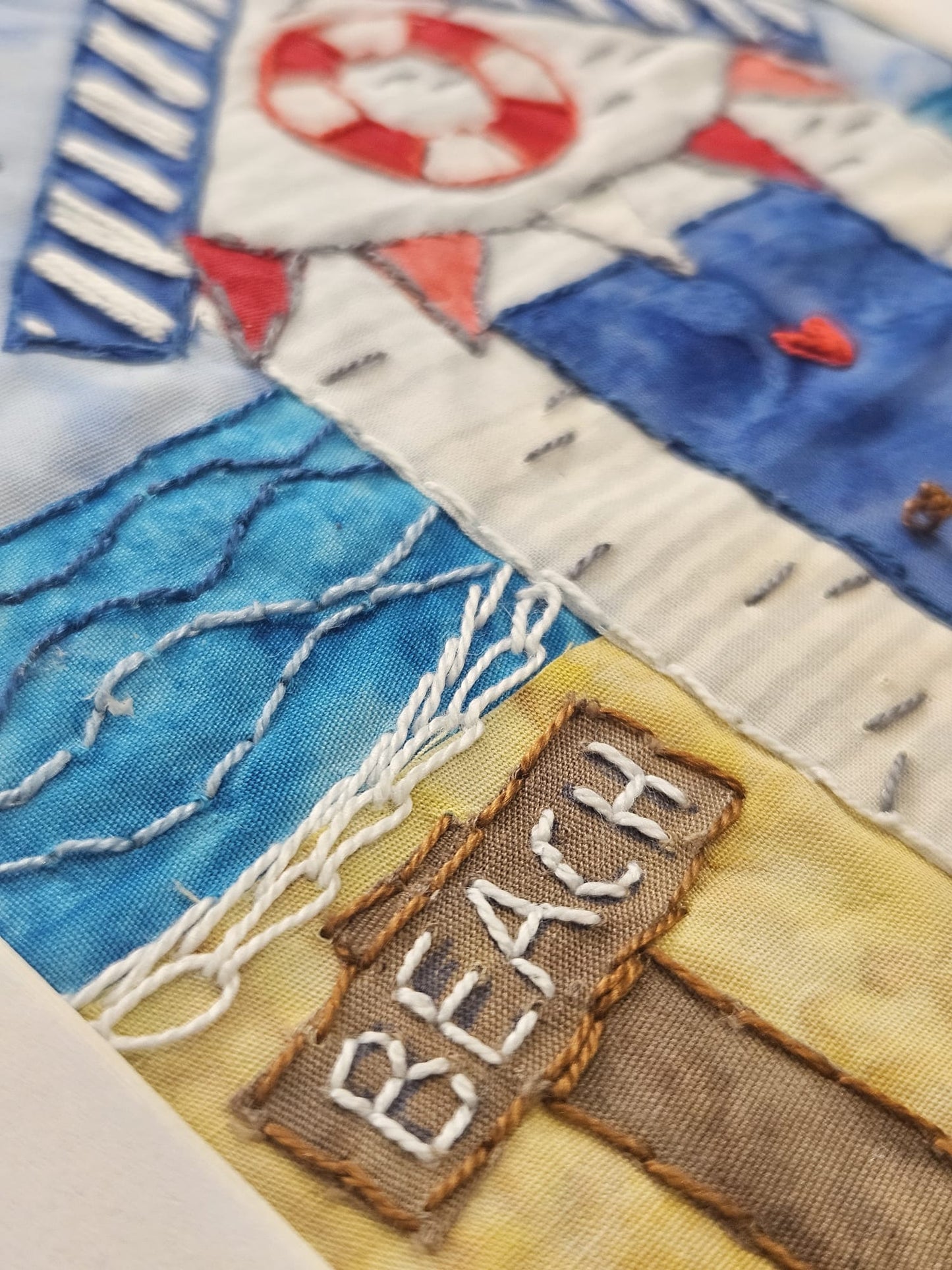 Beach Days Slow Stitch kit