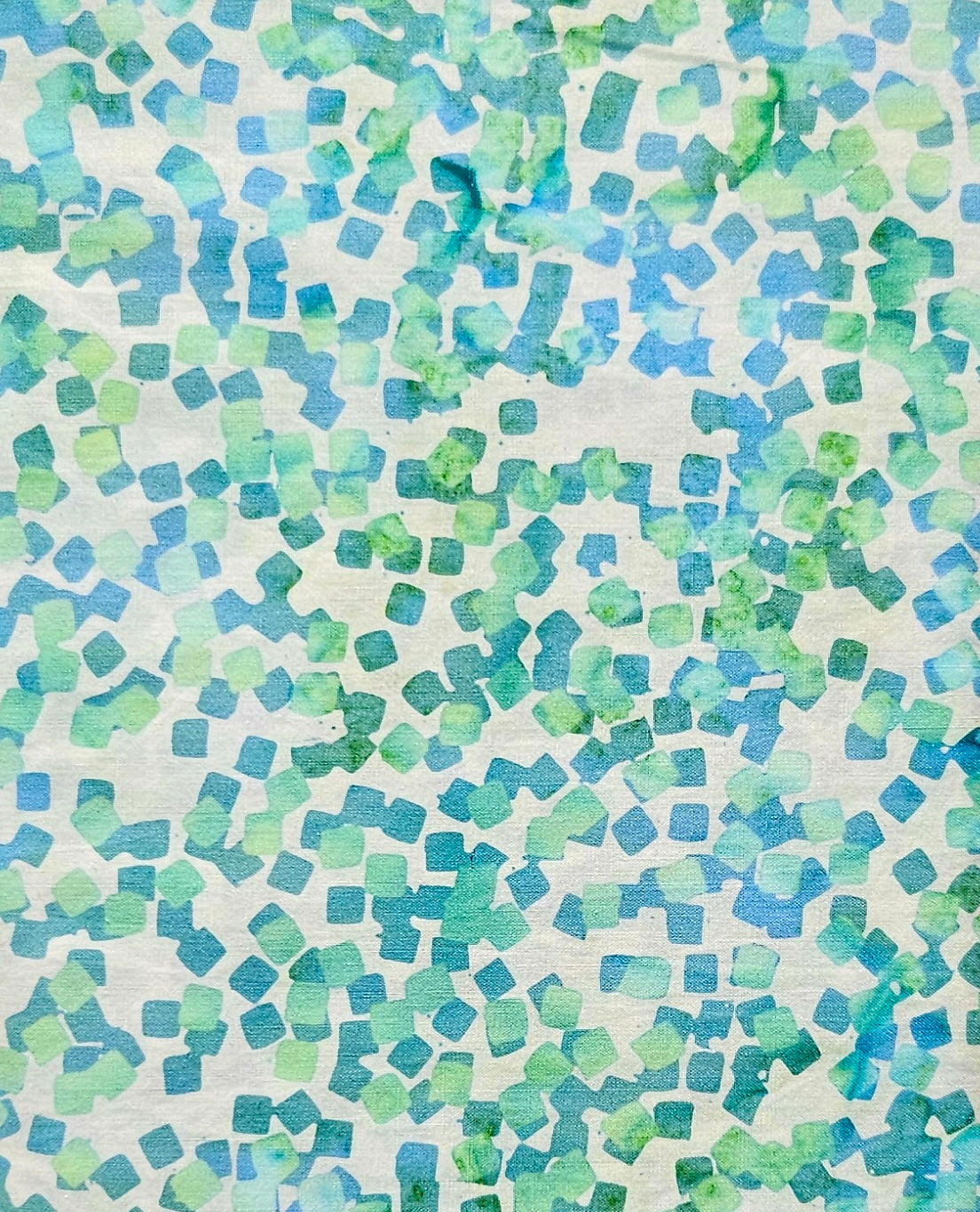 Aqua Confetti Hoffman Bali Batik