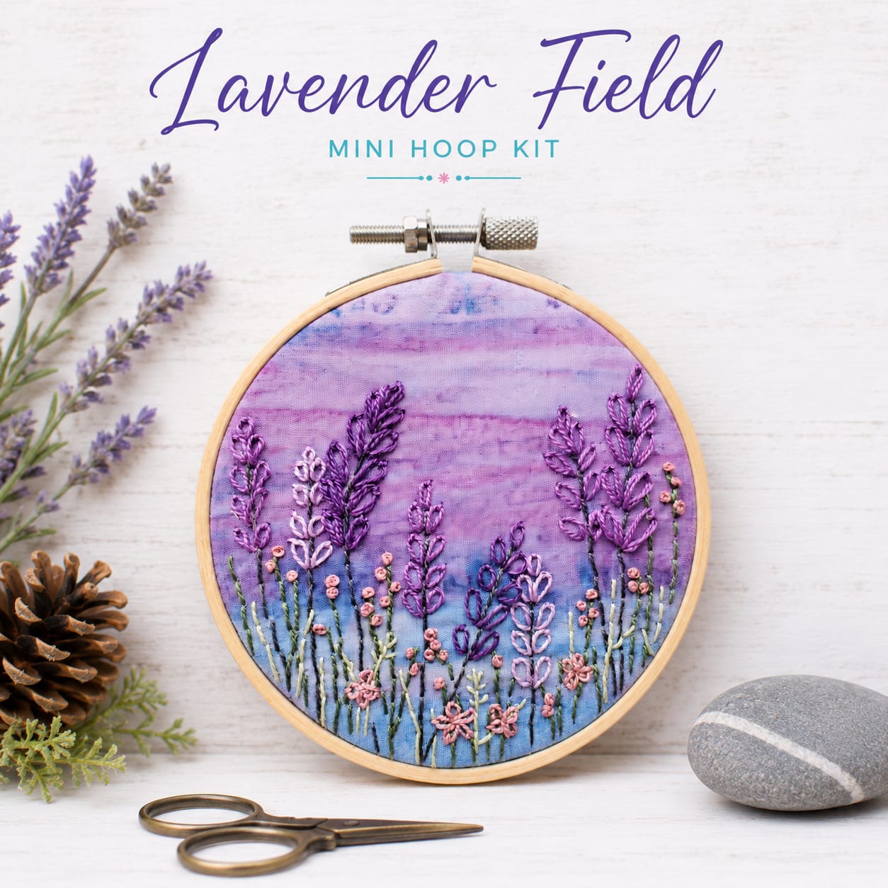 Lavender Field Mini Hoop Kit – PRE-ORDER