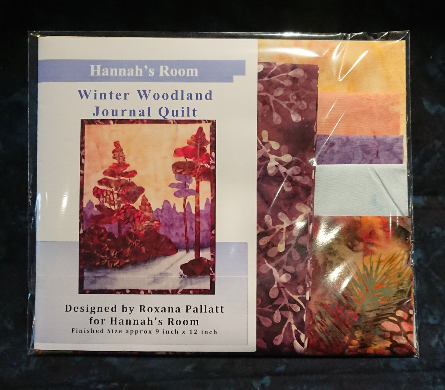 Winter Woodland Journal Quilt Kit