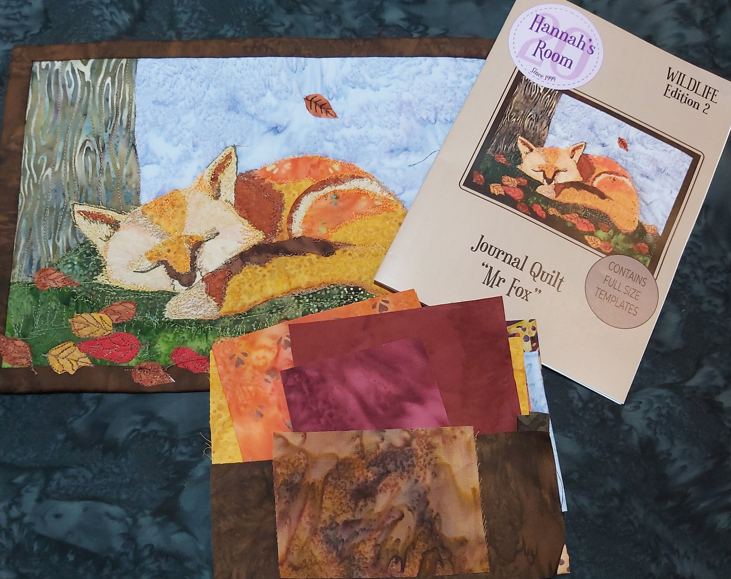 Mr Fox Journal Quilt Kit or Pattern
