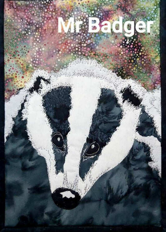 Mr Badger Journal Quilt Kit or Pattern