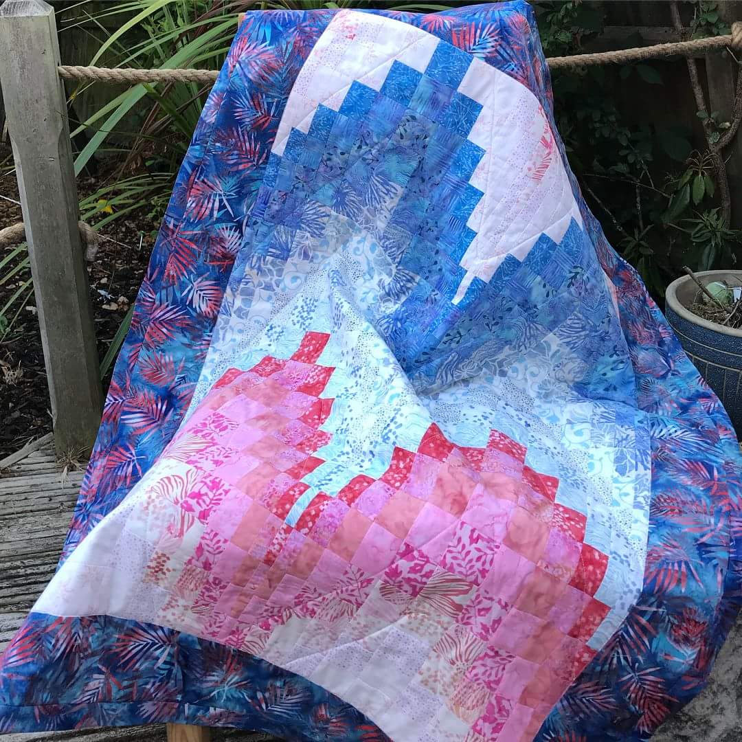 Beautiful Batik Bargello kit