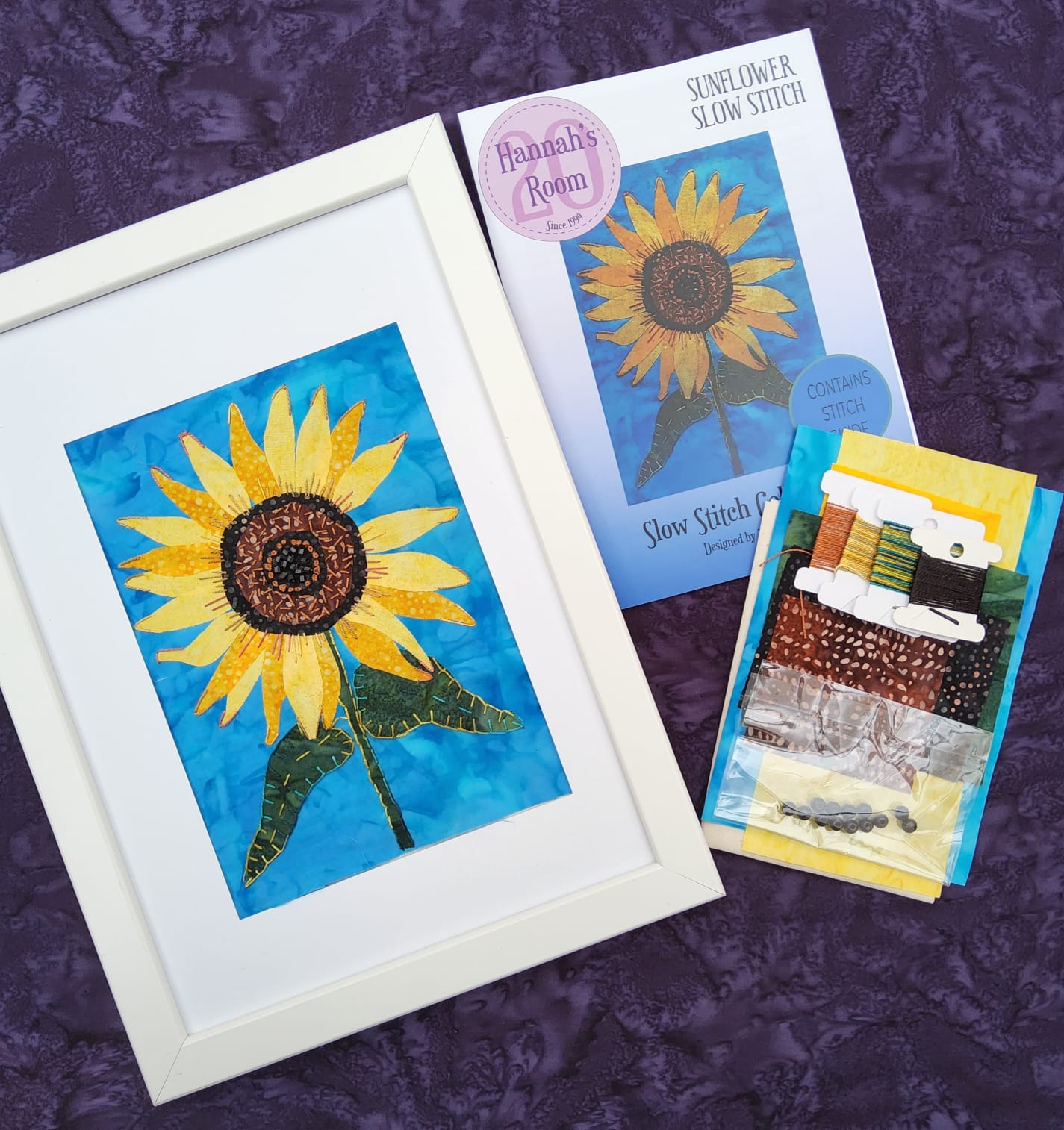 Sunflower Slow Stitch Kit