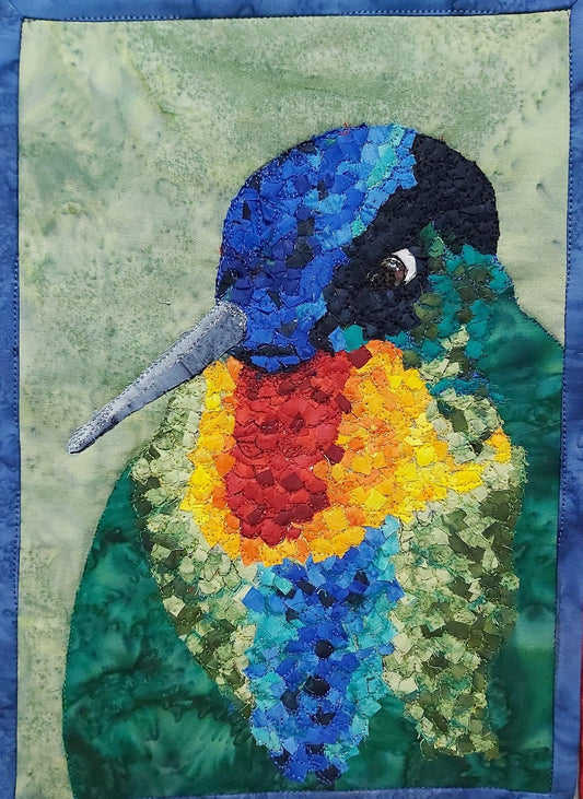 Hummingbird Journal Quilt Kit or Pattern