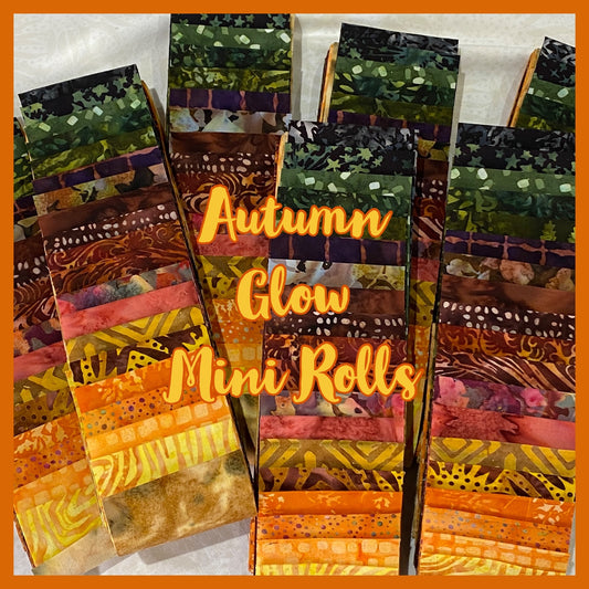 Autumn Glow 2.5”  x WOF Mini Roll