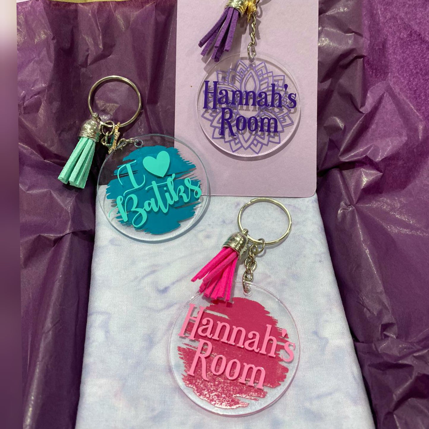 HANNAH'S ROOM KEYRING GIFTBOX