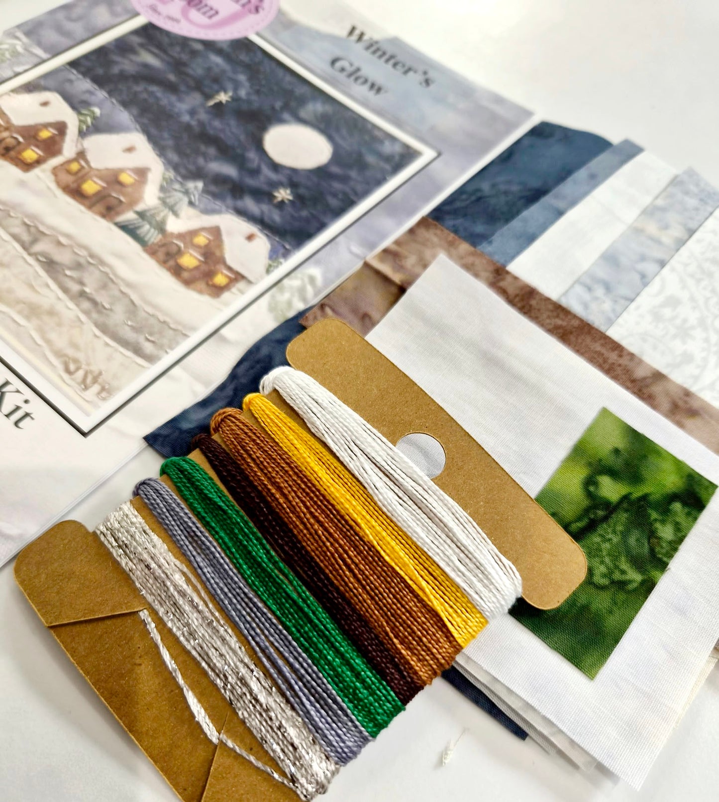 Winter's Glow Slow Stitch kit