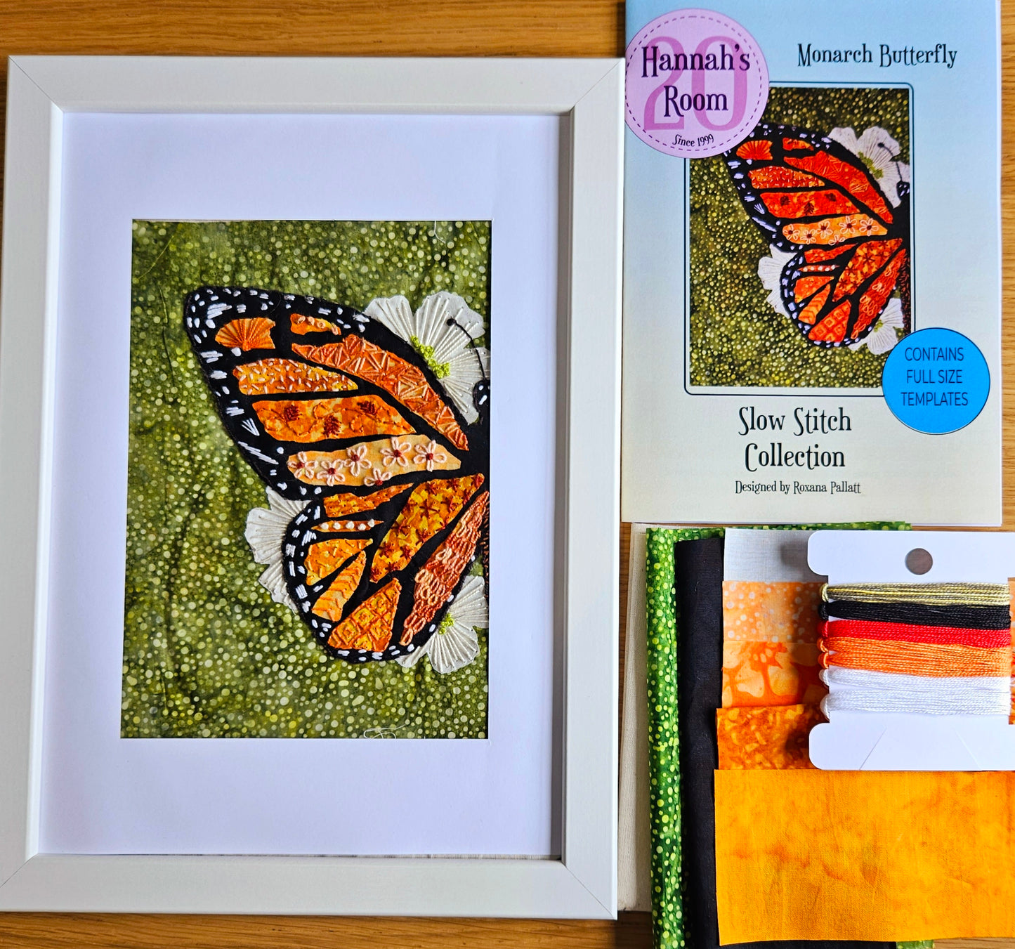 NEW "Monarch Butterfly" Slow Stitch Kit