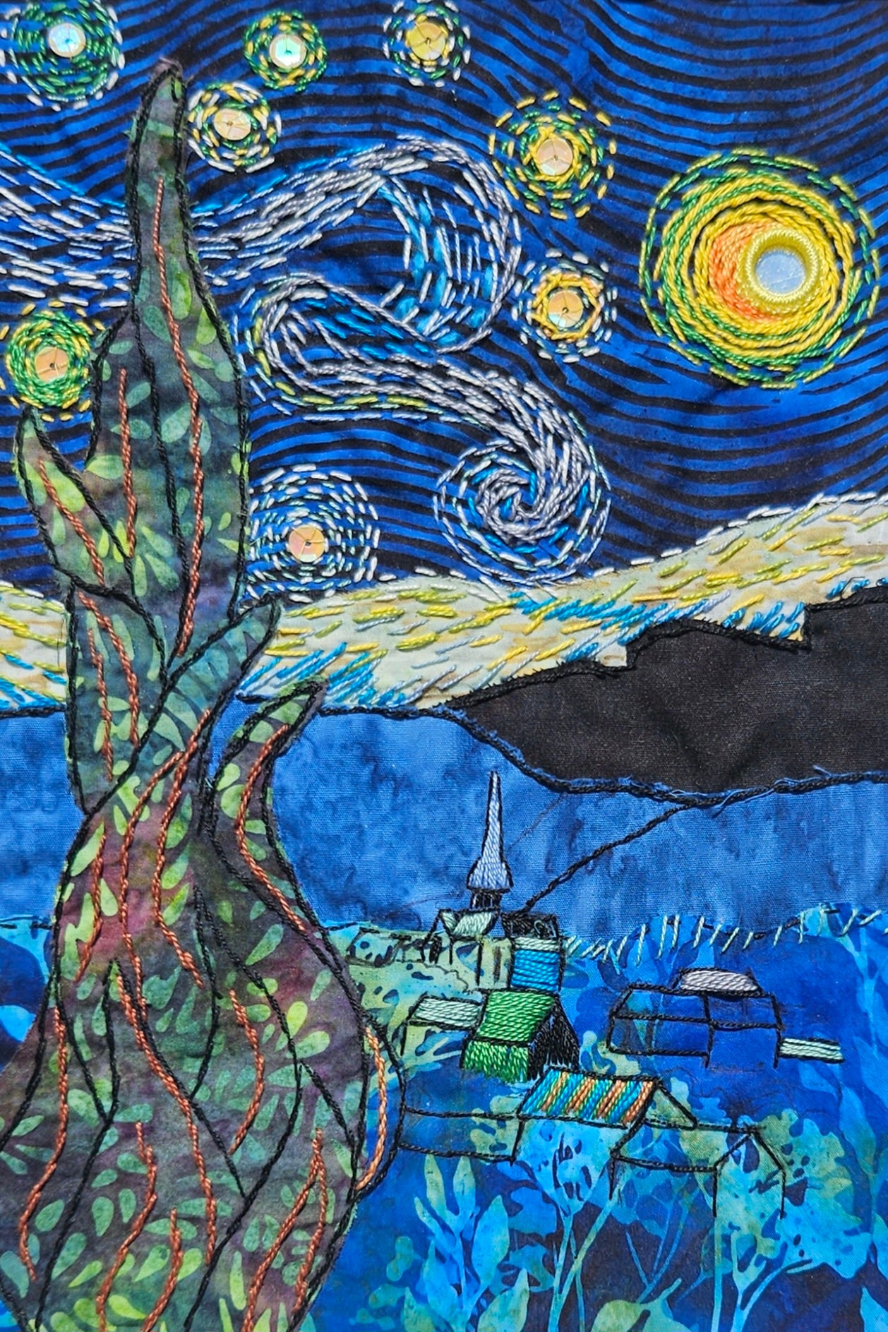 NEW 'Inspired By' Starry Night Slow Stitch Kit