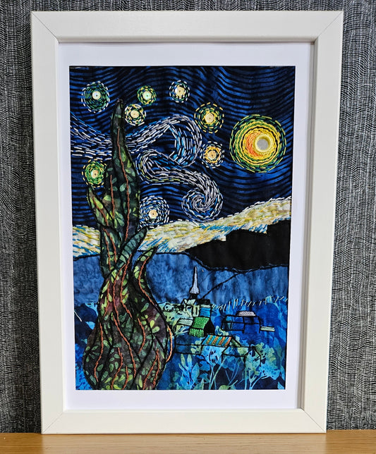 'Inspired By' Starry Night Slow Stitch Kit