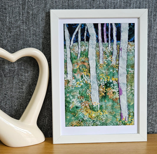 NEW 'Inspired By' Slow Stitch kit Wild flowers in the wood