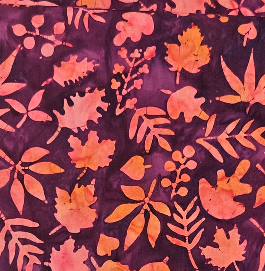 Umber Leaves Moda Batik 4364 30