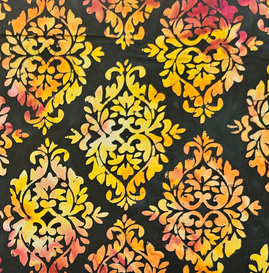 Umber Flourish Moda Batik 4364 15