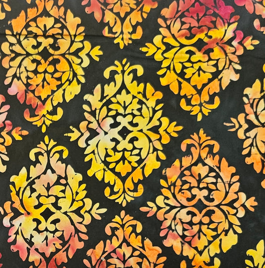 Umber Flourish Moda Batik 4364 15