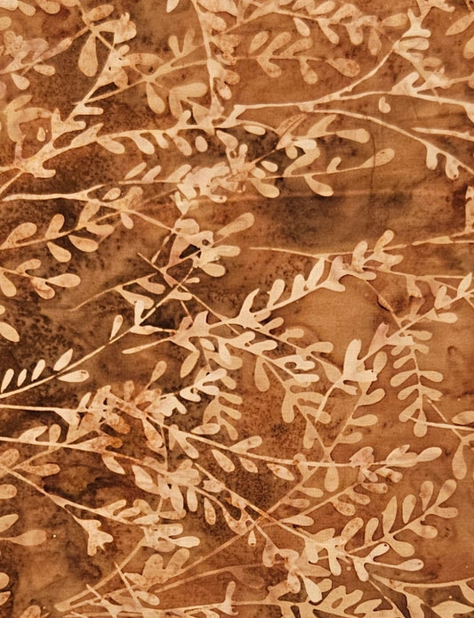 Coffee Sprigs Hoffman Bali Batik