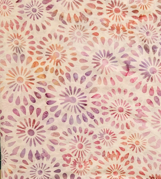 Pink Bursts Hoffman Bali Batik