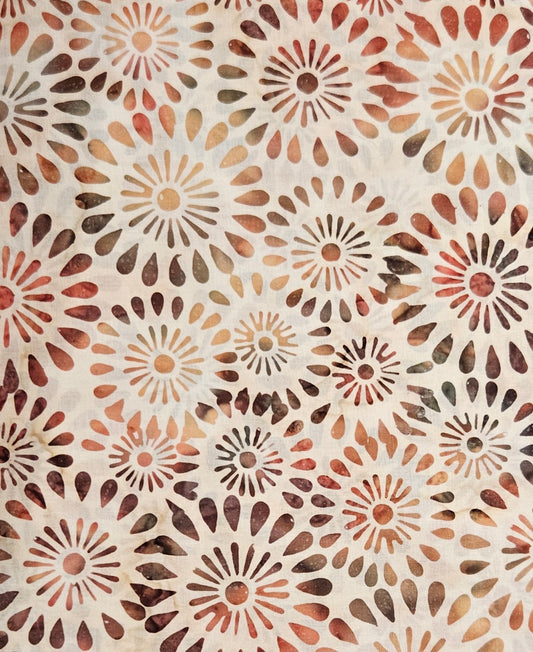 Coffee Bursts Hoffman Bali Batik