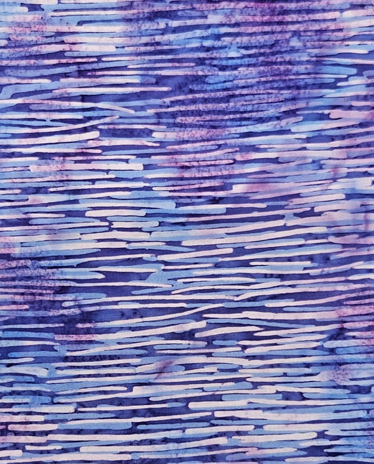 Amethyst Lines Hoffman Bali Batik