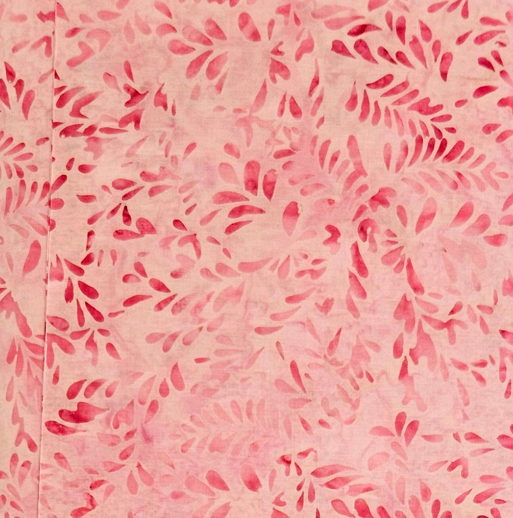 Pink Sprigs Hoffman Bali Batik – Hannah's Room