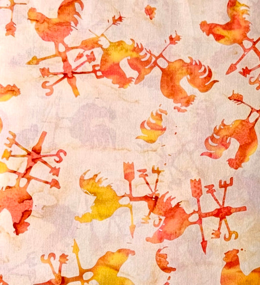Harvest Wind Vane Hoffman Bali Batik